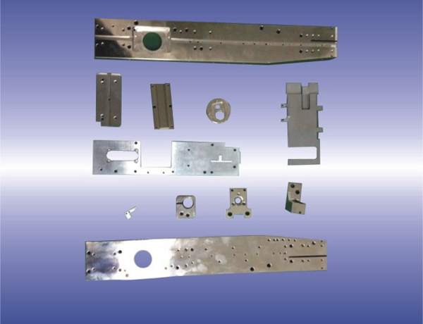 Various types of machine processing parts